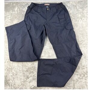 5.11 Tactical Cargo Pants Womens 14 Long Ripstop Black Utility EUC